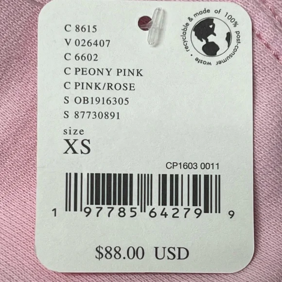 NWT Free People Movement x Hatch Intercept Pullover XS Pink Rose Top Sweatshirt - Picture 13 of 15